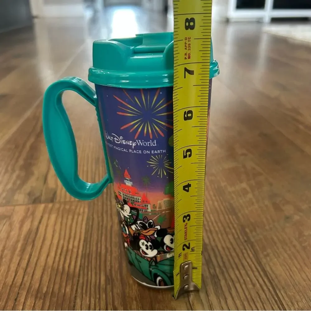 Walt Disney World Resort Reusable Mug Insulated Teal Color